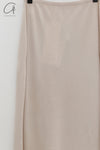 SWAYING 24 Autumn and Winter Seamless Wool Swing Skirt SW-SW24AW3B04-MH Beige Gray